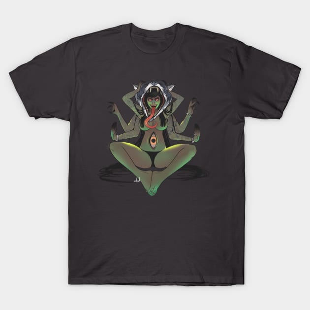 Wolf Shiva T-Shirt by danddurand